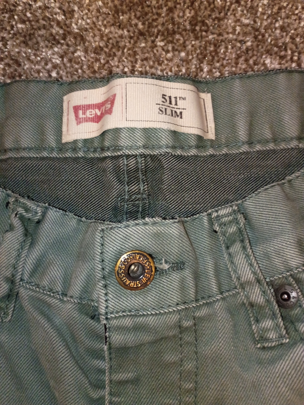 Levi's 511 Slim Jeans in Faded Teal